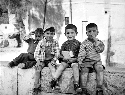 Children in Musrara - 1960s